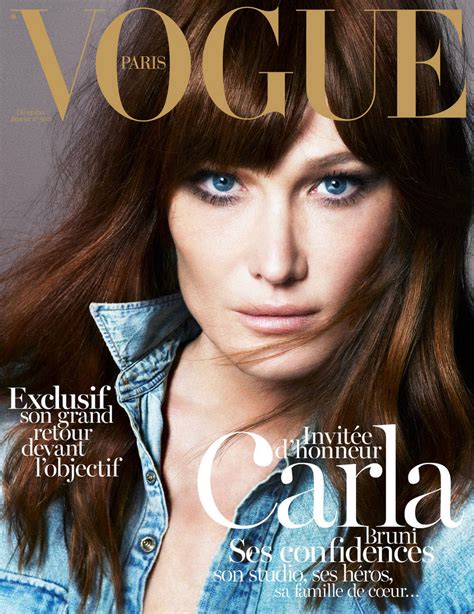 carla bruni vogue